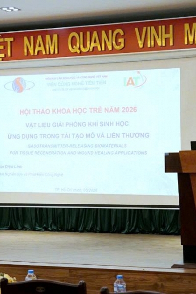 TS. Trần Diệu Linh và vật liệu giải phóng khí cho tái tạo mô