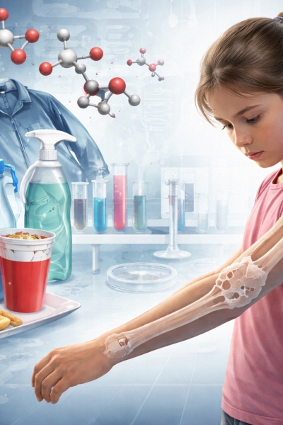 Nghiên cứu cảnh báo nguy cơ yếu xương ở trẻ em do “hóa chất vĩnh cửu”