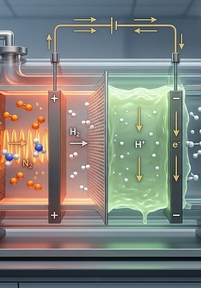 Công nghệ điện hóa biến amoniac thành hydro tinh khiết
