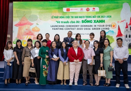 Phát động cuộc thi vẽ tranh “Đan Mạch trong mắt em” năm 2025 chủ đề  “Sống xanh”