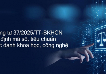 Thiết lập hệ thống mã số và tiêu chuẩn chức danh khoa học, công nghệ