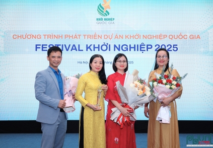 Dự án Trà thảo mộc SAMMAX của nhóm TS Bá Thị Châm đoạt Giải Nhì Khởi nghiệp quốc gia 2025