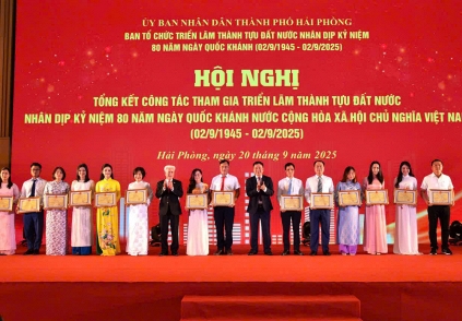 Hải Phòng tạo dấu ấn sâu đậm tại triển lãm “80 năm Hành trình Độc lập - Tự do - Hạnh phúc”