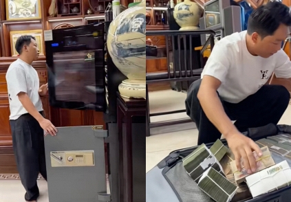 Căn phòng chứa tiền của vợ chồng “trùm” thẩm mỹ viện Mailisa