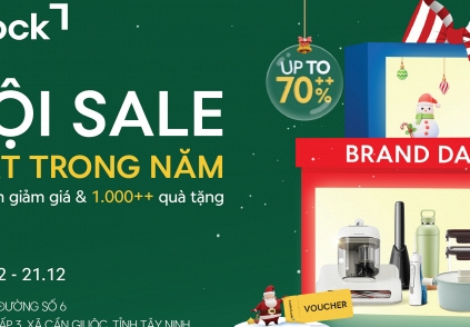 Giáng sinh bùng nổ ưu đãi đến 70%++ tại LocknLock Brand Day Long Hậu, cơ hội nhận ngay iPhone 17