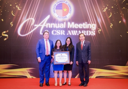 Herbalife Việt Nam được trao giải thưởngTrách Nhiệm Xã Hội Doanh Nghiệp của AmCham lần thứ tám liên tiếp