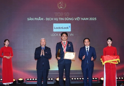 LocknLock vinh dự 14 năm liên tiếp lọt “Top 10 Sản phẩm – Dịch vụ Tin Dùng Việt Nam”