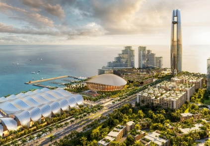 Thi công thần tốc giữa đảo Ngọc: Siêu tổ hợp APEC Phú Quốc dần thành hình