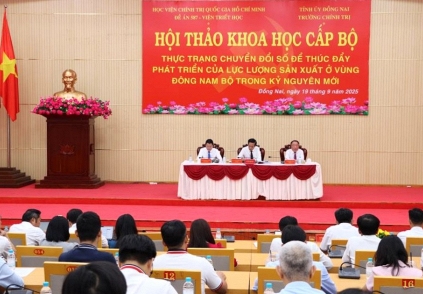 Chuyển đổi số và bài toán phát triển lực lượng sản xuất vùng Đông Nam Bộ