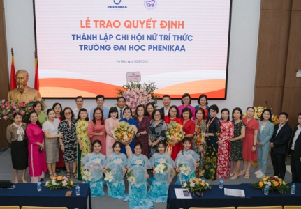 Ra mắt Chi hội Nữ trí thức trường Đại học Phenikaa: Phát huy tài năng, trí tuệ của nữ trí thức