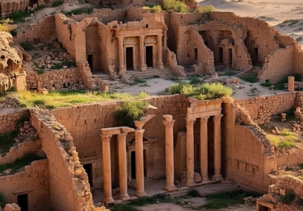 Phát hiện di tích Tharais, thành phố thiêng bị chôn vùi ở Jordan