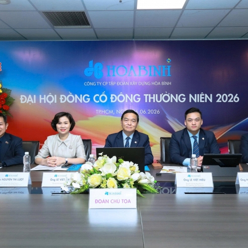 Hòa Bình (HBC) hoán đổi hơn 514 tỷ đồng nợ, mục tiêu doanh thu 10.000 tỷ đồng