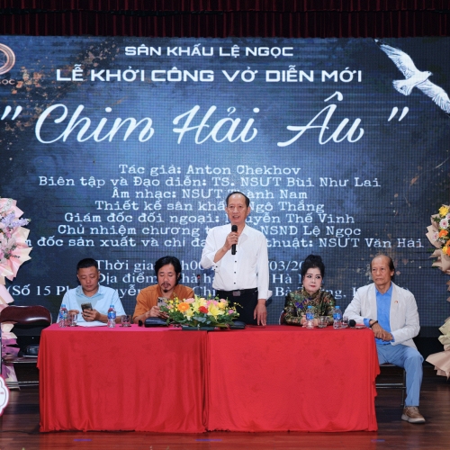 Khởi công vở diễn “Chim Hải Âu” của Anton Chekhov, Sân khấu Lệ Ngọc bước vào thử thách quốc tế