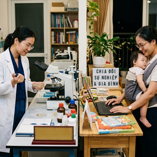 Áp lực kép của nữ trí thức: Khi gia đình và học thuật giao thoa