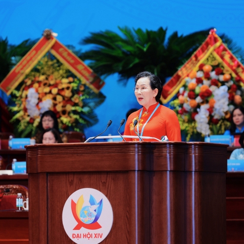Bà Lê Thị Thủy tái đắc cử Chủ tịch Hội Liên hiệp Phụ nữ Việt Nam khóa XIV