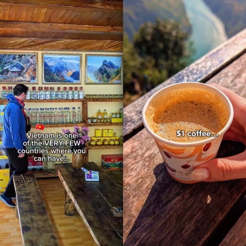 Khách Tây sững sờ khi mua cốc cà phê 26.000 đồng ở Việt Nam còn được nhận thêm 1 thứ đáng giá gấp triệu lần
