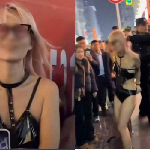 Chấn động MXH Trung Quốc: Cặp nam nữ làm chuyện nhạy cảm ngay giữa phố, hàng trăm người vây xem cổ vũ, phát livestream