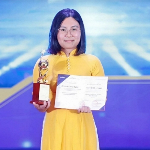 TS. Đặng Thị Lệ Hằng là 'Gương mặt trẻ Việt Nam tiêu biểu' năm 2025 ở lĩnh vực nghiên cứu khoa học
