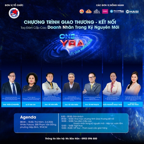 Hơn 2.500 doanh nhân hội tụ tại One YBA - Kết Tâm Vươn Tầm, mở ra không gian kết nối đa hiệp hội