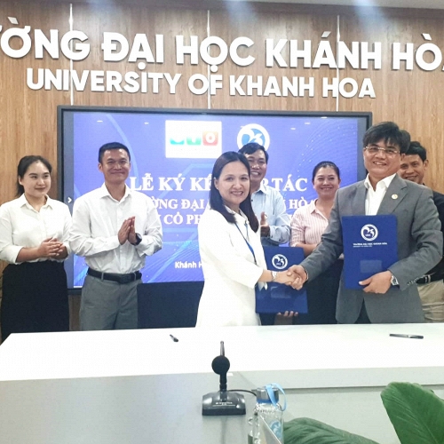 GTO Media hợp tác cùng Trường Đại học Khánh Hòa đào tạo sinh viên 