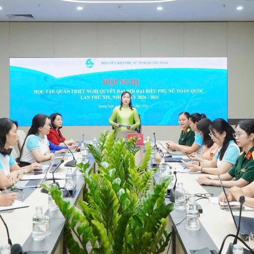 Quảng Ngãi quán triệt Nghị quyết Đại hội đại biểu Phụ nữ toàn quốc lần thứ XIV