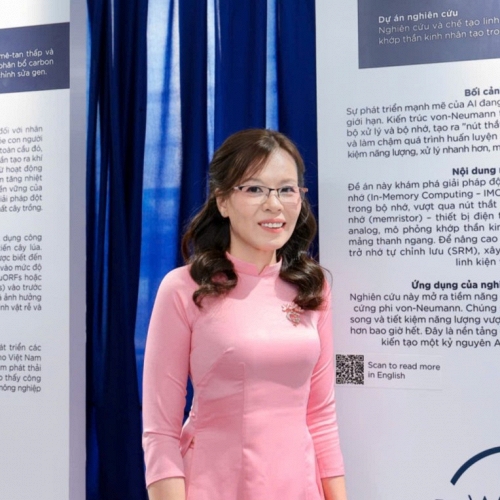 Nữ khoa học gia phát triển linh kiện cho phần cứng AI tiết kiệm năng lượng