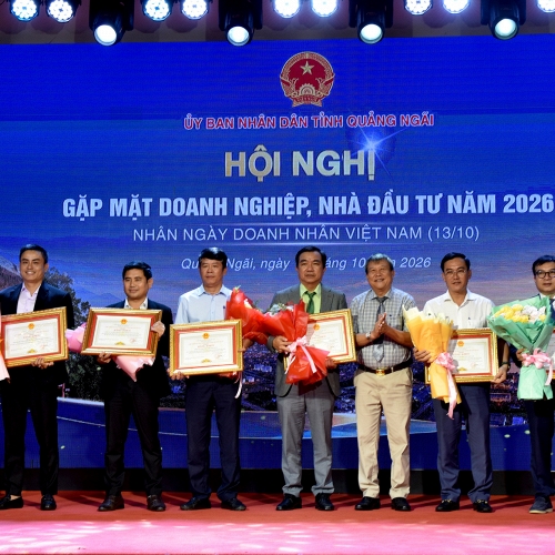 Quảng Ngãi tôn vinh doanh nghiệp kiến tạo chuỗi giá trị mới phát triển