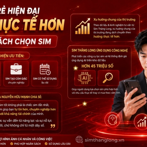“Có tiền thì phải chơi sim đắt, sim VIP” - Quan niệm dùng sim sai lầm của giới trẻ