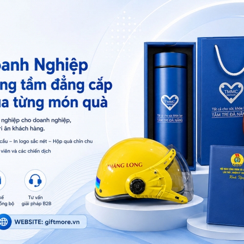 Quà Tặng Doanh Nghiệp GiftMore: Nâng tầm đẳng cấp thương hiệu qua từng món quà