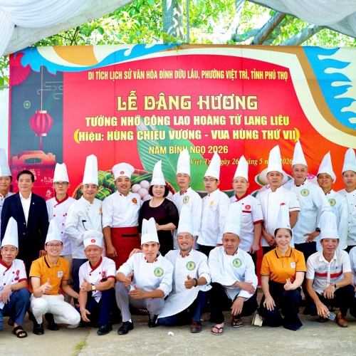 Dâng hương tưởng nhớ và tri ân công đức Hoàng tử Lang Liêu