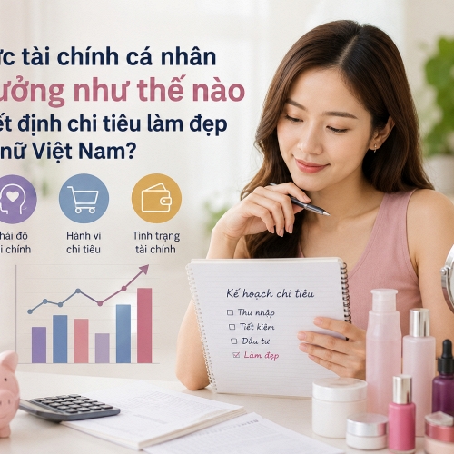 Kiến thức tài chính cá nhân ảnh hưởng như thế nào đến quyết định chi tiêu làm đẹp của phụ nữ Việt Nam?