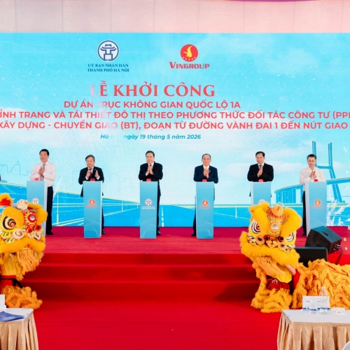 Khởi công dự án mở rộng Quốc lộ 1A đoạn từ vành đai 1 đến nút giao Cầu Giẽ, kiến tạo trục giao thông hiện đại bậc nhất Việt Nam