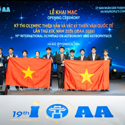 Khai mạc Kỳ thi Olympic Thiên văn và Vật lý thiên văn quốc tế năm 2026 tại Hà Nội