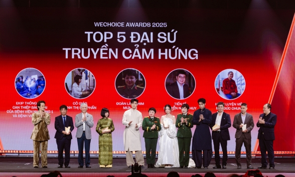 Ekip thông tim bào thai, hành trình 16 năm dạy chữ cho bệnh nhi ung thư của cô giáo Đinh Thị Kim Phấn… được vinh danh tại WeChoice Awards 2025