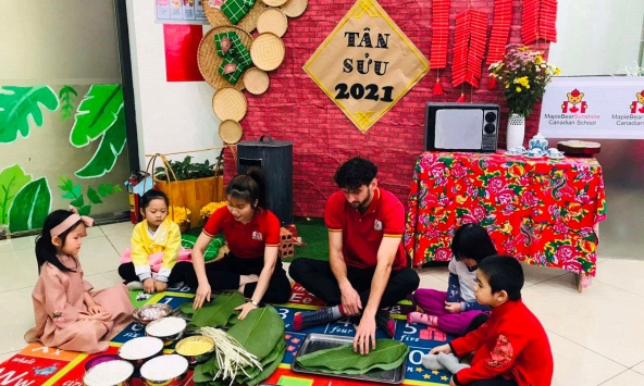 Hệ thống giáo dục Canada Maple Bear mang đến loạt hoạt động thú vị, nhân văn chào đón năm mới