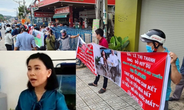 Bà Lê Thị Thanh, Giám đốc Công ty địa ốc SP Land bị bắt