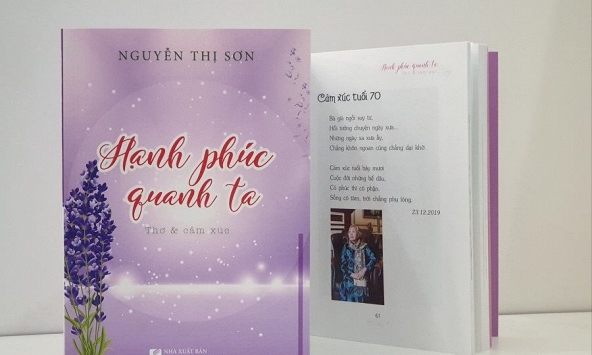 Có gì trong cuốn sách thơ Hạnh phúc quanh ta của một nữ doanh nhân 