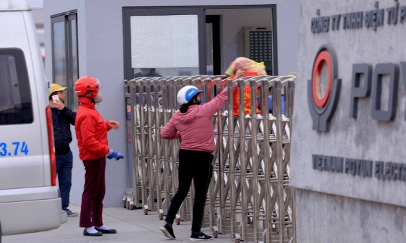 Hơn 2.000 công nhân Công ty POYUN Việt Nam được đưa đi cách ly tập trung