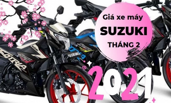 Giá xe máy Suzuki tháng 2/2021: GSX-R150 được hỗ trợ phí trước bạ