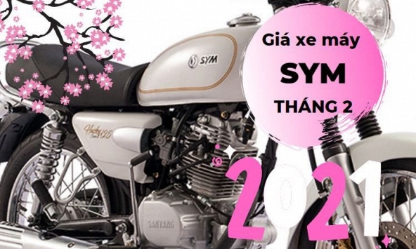 Giá xe máy SYM tháng 2/2021: Dòng cao cấp nhất chưa đến 50 triệu đồng/chiếc