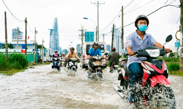 Chuyên gia nước ngoài cảnh báo mỗi năm TP.HCM lún xuống 80mm, bất động sản thiệt hại 1,5 tỷ USD nếu xảy ra 'đại hồng thủy'