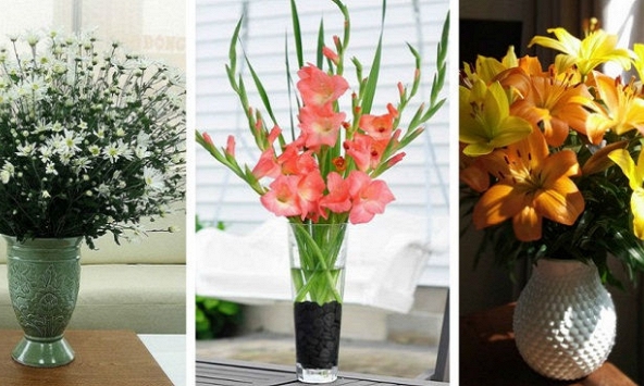 7 cách cắm hoa chuẩn Tết, không chê vào đâu được 