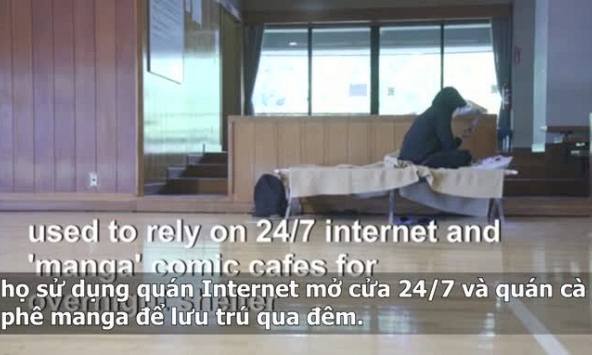 Hàng ngàn người Nhật 'tị nạn' ở quán net lao đao vì COVID-19