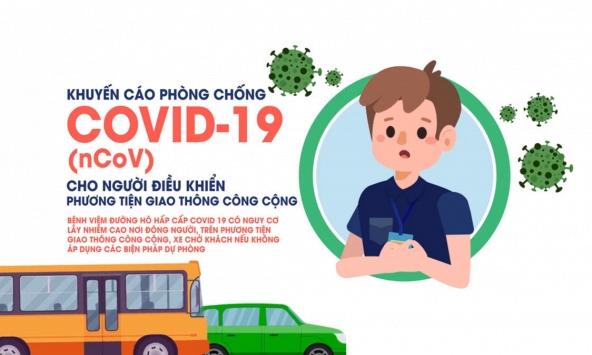 Bộ Y tế ra khuyến cáo phòng COVID-19 cho người điều khiển phương tiện giao thông