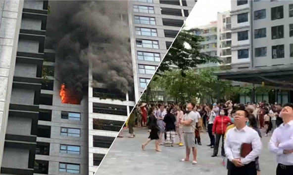 Cháy tại chung cư Goldmark City, Hà Nội