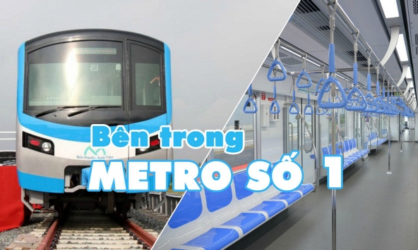 Có gì bên trong đoàn tàu metro số 1 của TPHCM?