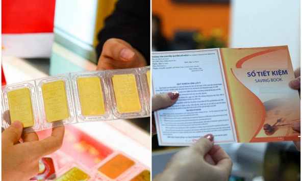 Nên đầu tư vàng hay gởi tiết kiệm ngân hàng?