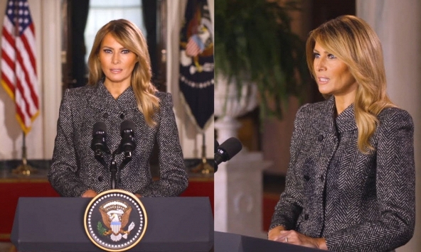 Đệ nhất phu nhân Melania Trump gửi thông điệp chia tay trước khi rời Nhà Trắng