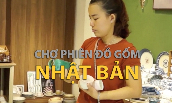 Đi chợ phiên đồ gốm Nhật Bản ở Sài Gòn