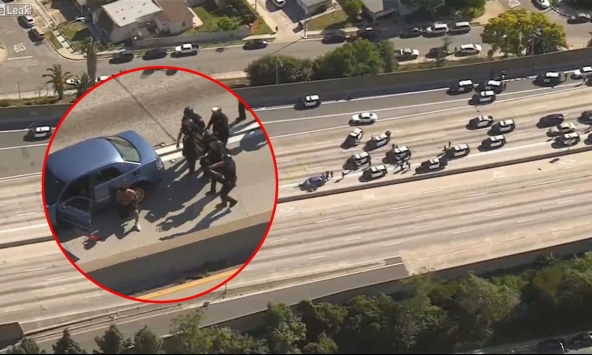 Cảnh sát Mỹ rượt đuổi tội phạm như phim hành động Hollywood